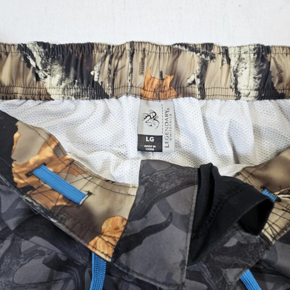 Legendary Whitetails Shorts Mens Boardshorts Swim Trunks Large Camo Swimwear‎